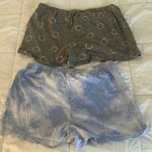 womens two pack pajama shorts, Sonoma size large long